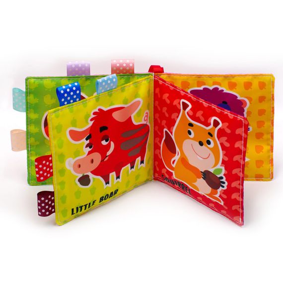 Развивающая  мягкая книга  "Песик Гав-Гав " 823451, 8 рисунков | Зображення 2