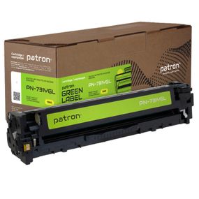 Картридж Patron Canon 731 Green Label, yellow (PN-731YGL)