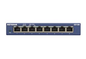 Коммутатор NETGEAR GS108GE 8xGE, неуправляемый (GS108GE)