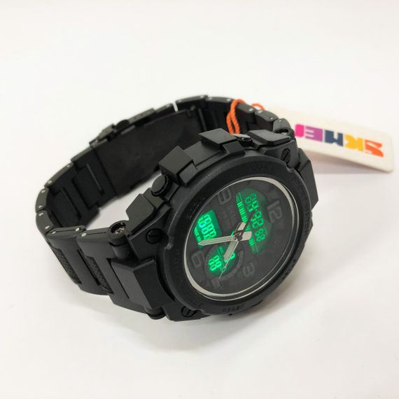 Армійський наручний годинник з таймером SKMEI 1452BK BLACK, Фірмовий спортивний годинник BE-25 | Зображення 5