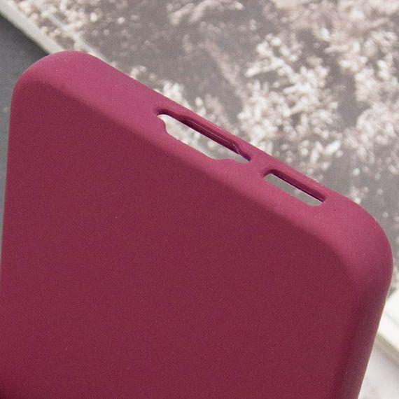 Чохол Silicone Cover Lakshmi Full Camera (AAA) для Samsung Galaxy A56 5G Бордовий / Plum | Зображення 6