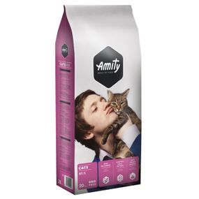 Корм Amity Premium Adult Eco Cat Mix сухой с разными видами мяса 20 кг