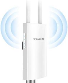 1200 Мбит/с водонепроницаемый высокомощный уличный маршрутизатор Wi-Fi с покрытием 360 градусов, базовая станция Wi-Fi с двумя антеннами (WL-AP7202)
