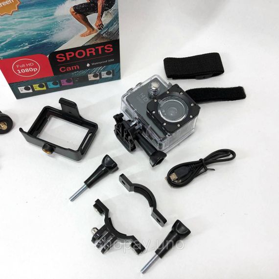 Камера DVR SPORT A7, Камера gopro водонепроникна, Камера гоупро, Камера на голову налобна | Зображення 7