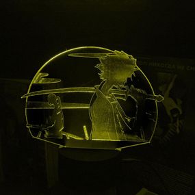 Акриловый светильник-ночник Муген и Дзин желтый tty-n002105