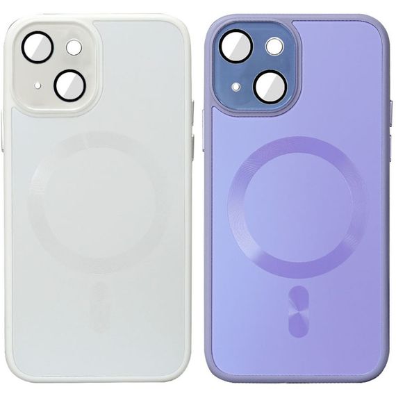 Чохол TPU+Glass Sapphire Midnight with MagSafe для Apple iPhone 14 (6.1")