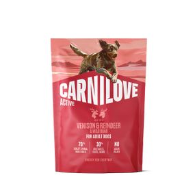 Сухий корм для активних собак з оленіною та кабаном Carnilove Active Venison & Reindeer & Wild Boar, 1.5 кг