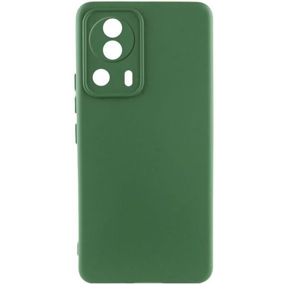 Чехол Silicone Cover Lakshmi Full Camera (A) для Xiaomi 13 Lite Full camera, Зеленый / Dark green