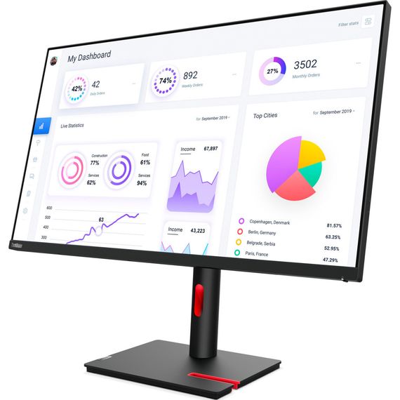 Монитор Lenovo T32p-30 (63D2GAT1UA) | Зображення 2