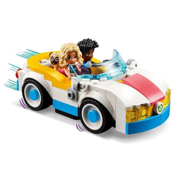 Конструктор LEGO Friends Електромобіль і зарядний пристрій 170 деталей (42609) | Зображення 4