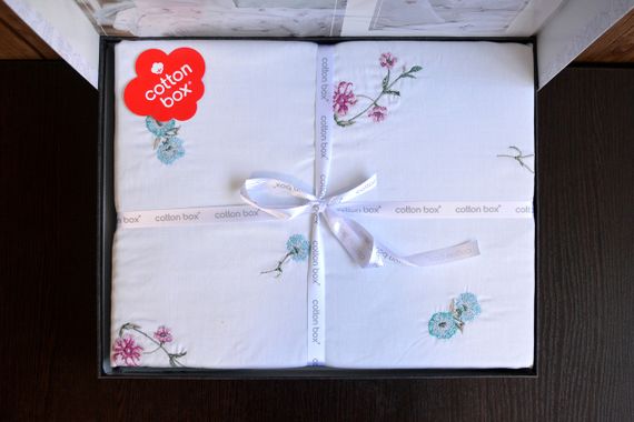 Комплект постільної білизни Cotton Box Brode Saten 200×220 Ella Mint | Зображення 6