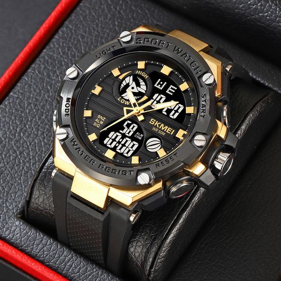 Skmei 2119BKGD Black - Gold | Зображення 4