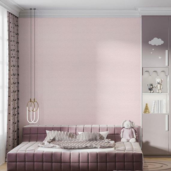 Самоклеючі шпалери 2800х500х1,5мм Рожевий з білим YM-04 (D) SW-00002024 | Зображення 4