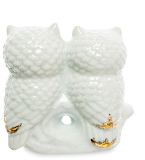 Фарфоровая статуэтка Owl Couple Love 9 см | Зображення 1