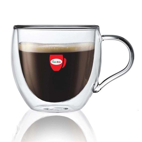 Стакан для чая с двойными стенками, Набор двойных стеклянных кофейных чашек, Стаканы с двойным стеклом LW-31 | Зображення 8