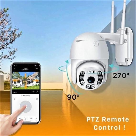 Камера відеоспостереження XPRO PTZ N4 WIFI 4MP з віддаленим доступом і нічним баченням до 30 м (41814-PTZ N4 WIFI 4MP_1109) | Зображення 7