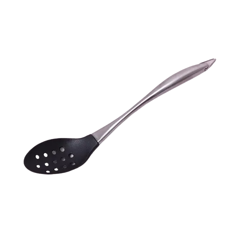 Ложка кухарська нерж.сталь/пластик з отвором 5015 KAMILLE