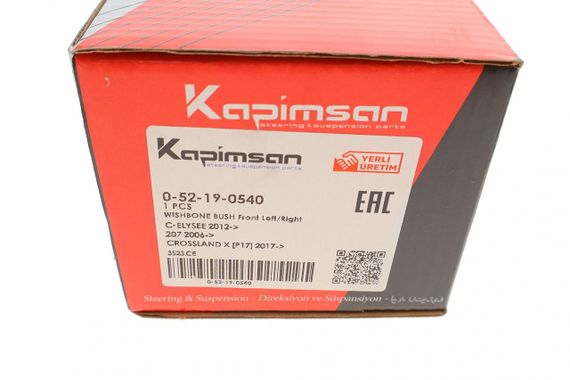 Сайлентблок рычага переднего снизу спереди Citroen C3 09- Peugeot 207 06-15 208 12- 0-52-19-0540 | Зображення 4