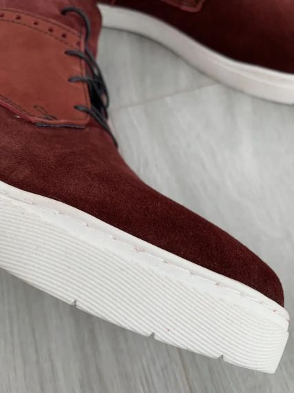 Бордовая зимняя обувь 42 размер | Зображення 1