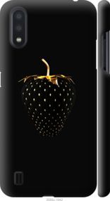 Чохол на Samsung Galaxy A01 A015F Чорна полуниця "3585m-1842-24368"