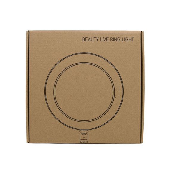 Кольцевая светодиодная LED лампа Flat Ring 8" Black | Зображення 3