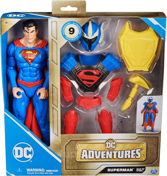 Игровая фигурка Супермен Человек из стали 30см с комплектом брони Оригинал DC Comics Superman Action Figure