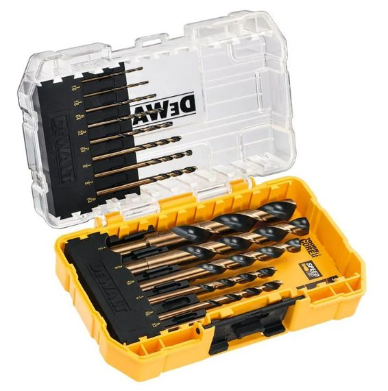 Набір свердел по металу DeWalt EXTREME BLACK & GOLD HSS-G (DT70727) | Зображення 1