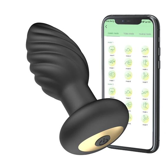 3 в 1 Smart- вибратор, анальная пробка и массажер простаты с управлением по APP | Зображення 2