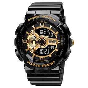 Чоловічий годинник Skmei 1688 Black-Gold