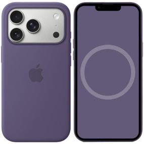 Чохол Silicone case (AAA) with Magsafe and Animation для Apple iPhone 17 Pro (6.3") Purple Fog