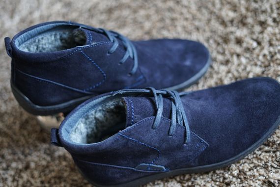 Ботинки замшевые Safari синие 41 42 43 размер | Зображення 4