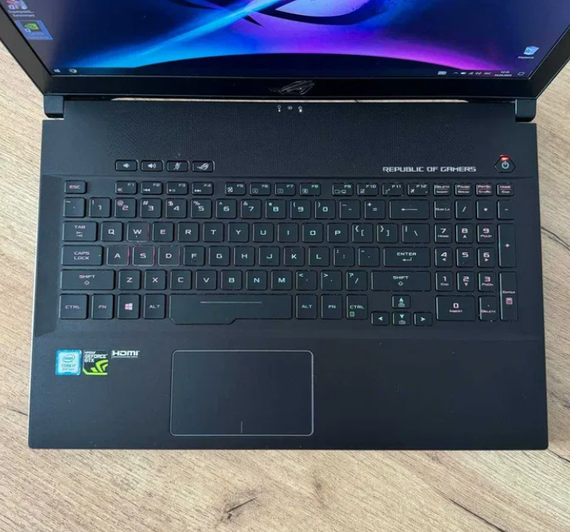 Ноутбук  Asus ROG GU501GM 120Hz i7 8750H 16Gb SSD 128Gb + HDD 1Tb GTX 1060 Б/В | Зображення 2