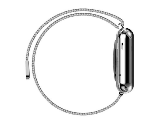 Міланський сітчастий ремінець Primo для Apple Watch 42mm / 44mm / 45mm - Silver | Зображення 3