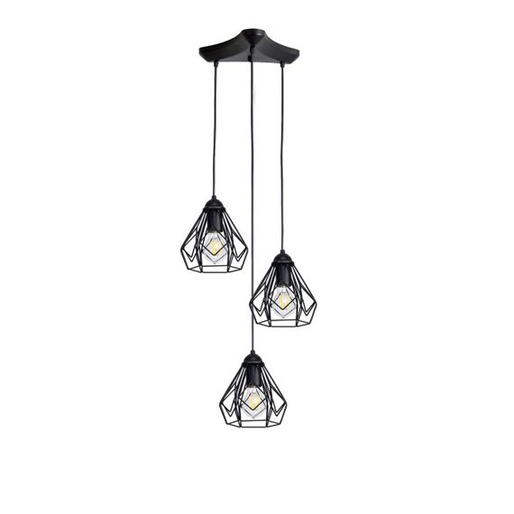 Люстра (підвісний світильник) Bevel C1653 Чорний, Atmolight