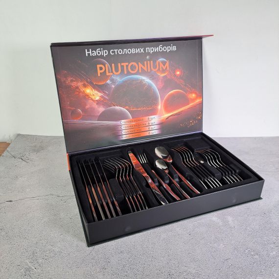Набор столовых приборов Plutonium 24 шт. GT-SFKS02-24 GUSTO | Зображення 5