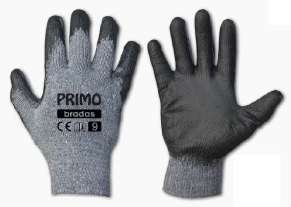 Рукавички захисні Bradas PRIMO латекс розмір 8 RWPR8