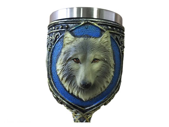 Бокал Вовк 200 мл — тематичний келих із нержавіючої сталі та епоксидної смоли | Зображення 4