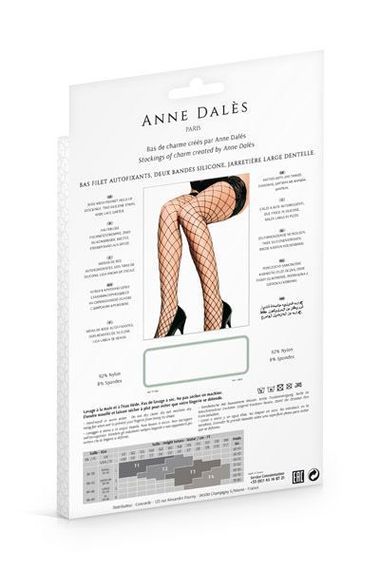 Панчохи у велику сітку Anne De Ales ERICA T4 Black | Зображення 2
