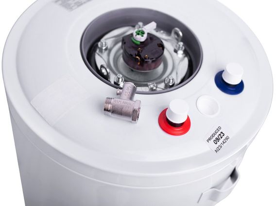 Водонагрівач Bandini Water Heaters SE 60 SLIM, 60 л, 2000 кВт, "мокрий" ТЕН, вертикальний, Slim, білий (000004558) | Зображення 1