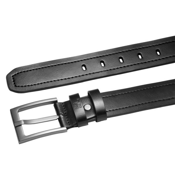 Ремінь чоловічий шкіряний Semi Line Black (P8236-0 XL) | Зображення 2