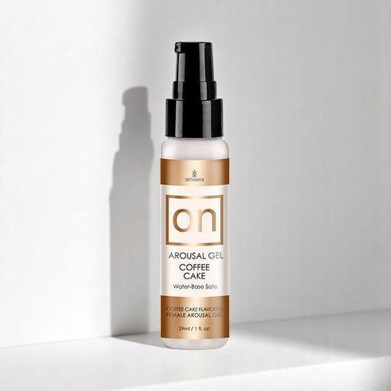 Збуджувальний гель Sensuva ON for Her Arousal Gel Coffee Cake 29 мл рідкий вібратор аромат кавового десерту