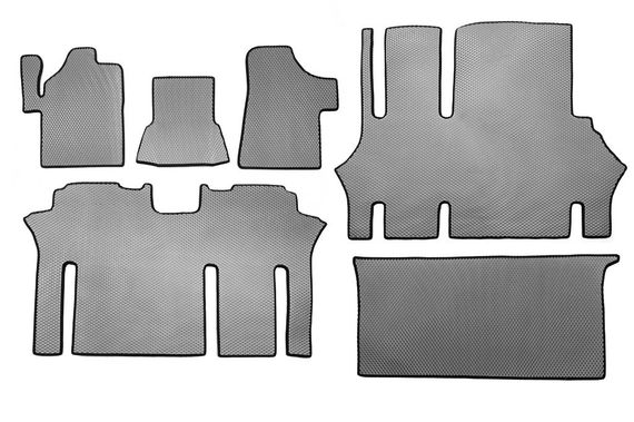 Килимки EVA V2 (повний салон, сірі) для Mercedes Viano 2004-2015 рр. | Зображення 1
