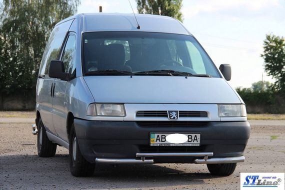 Передній захист ST009 (нерж) 60 мм для Citroen Jumpy 1996-2007 років | Зображення 1