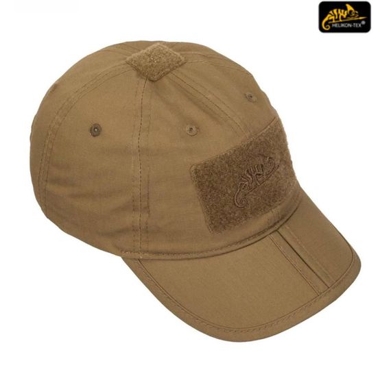 Бейсболка Helikon Folding PolyCotton Rip-Stop - Coyote | Зображення 1