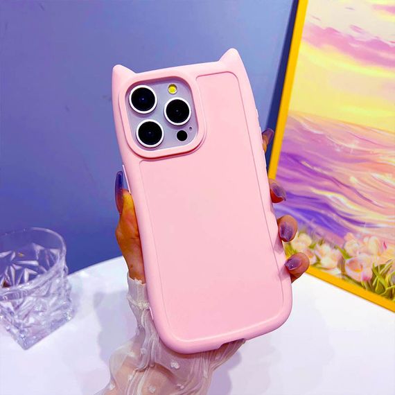 Чохол TPU GETMAN Cat with straps для Apple iPhone 15 Pro Max (6.7") Pink | Зображення 6