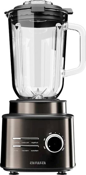 Блендер AIWA Saberu 2500 стаціонарний 2500Вт/ 6 швидк./ TURBO/ чаша для змішування 1.5л/ коричневий | Зображення 1