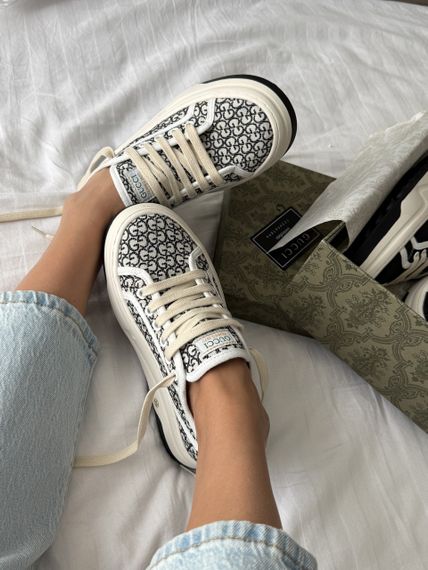 Кросівки жіночі білі New Gu4i  весна / осінь 2461 41 26 см | Зображення 5