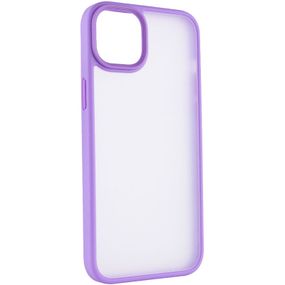 TPU+PC чохол Metal Buttons для Apple iPhone 15 (6.1") Бузковий