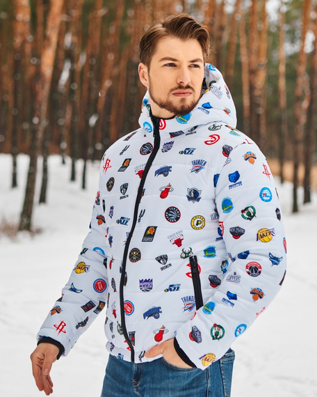 Куртка НБА білий S M | Зображення 2