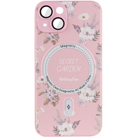 TPU+PC чохол Secret Garden with MagSafe для Apple iPhone 15 (6.1")